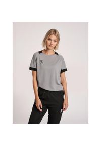 Damski jersey Hummel Lead. Kolor: szary. Materiał: jersey. Wzór: nadruk. Sport: piłka ręczna