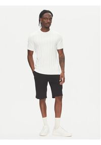 Lindbergh Sweter 30-804064 Biały Relaxed Fit. Kolor: biały. Materiał: syntetyk