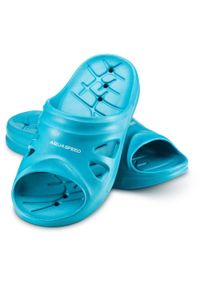 Klapki basenowe dla dorosłych Aqua Speed Florida. Kolor: niebieski, wielokolorowy, turkusowy #1