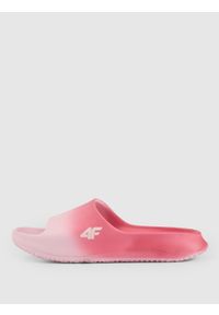 4f - 4F Klapki damskie - różowe 39. Okazja: na co dzień, na plażę. Kolor: różowy. Materiał: syntetyk, materiał. Sezon: lato. Styl: casual #1