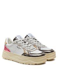 Pepe Jeans Sneakersy Kore Moon W PLS00022 Biały. Kolor: biały. Materiał: skóra #2