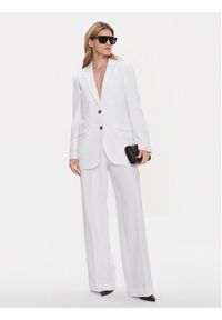 MICHAEL Michael Kors Marynarka MR3100CENX Biały Regular Fit. Kolor: biały. Materiał: syntetyk #3