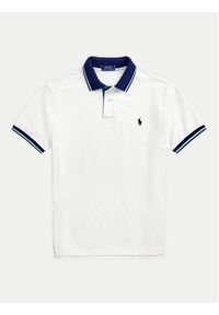 Polo Ralph Lauren Polo 710963479001 Biały Custom Slim Fit. Typ kołnierza: polo. Kolor: biały. Materiał: bawełna