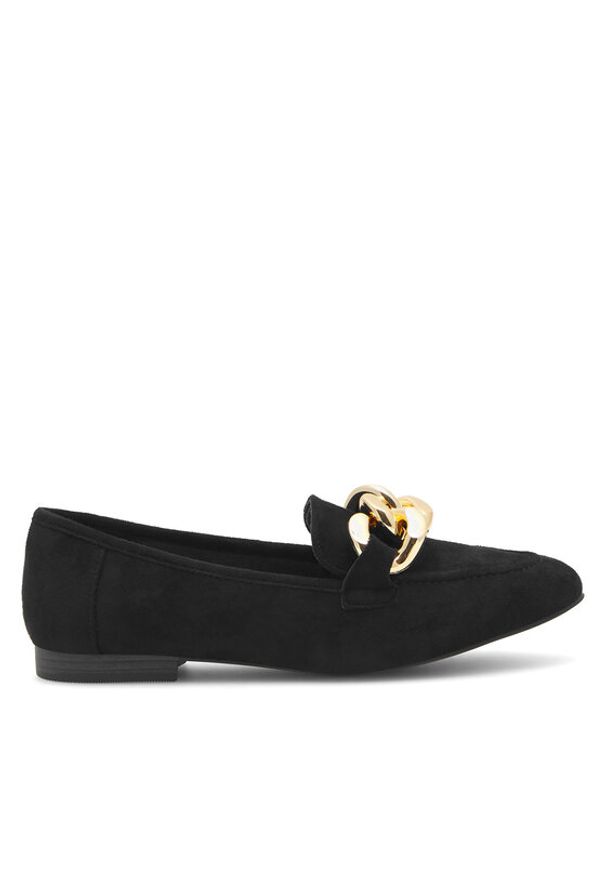 DeeZee Loafersy WS5560-10 Czarny. Kolor: czarny. Materiał: materiał