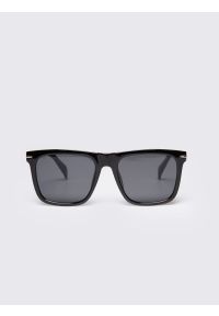 Big-Star - Okulary przeciwsłoneczne unisex czarne Dioni 906. Kolor: czarny. Materiał: jeans