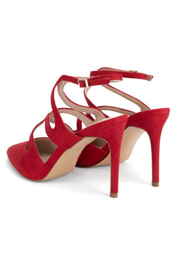 DeeZee Szpilki WYL3616-5 Czerwony. Kolor: czerwony. Materiał: materiał. Obcas: na szpilce