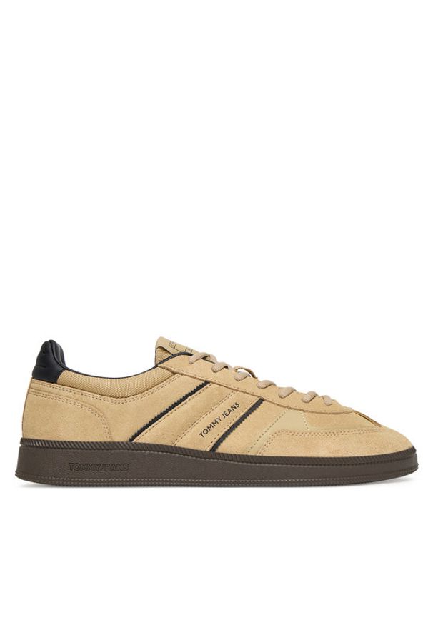 Tommy Jeans Sneakersy The Greenwich Edge EM0EM01609 Beżowy. Kolor: beżowy. Materiał: zamsz, skóra