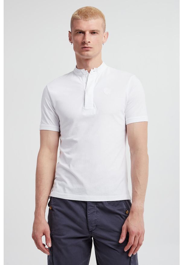 Blauer - Polo męskie BLAUER. Typ kołnierza: polo
