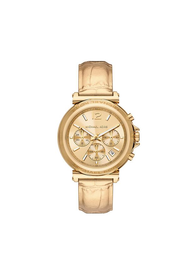 Michael Kors Zegarek Maren MK7508 Złoty. Kolor: złoty