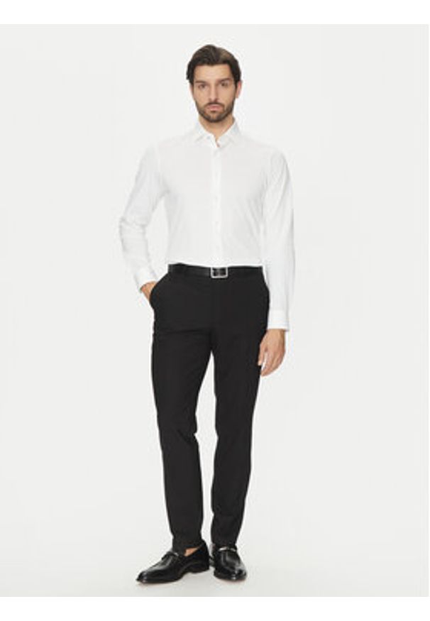 Michael Kors Koszula MD0MD91392 Biały Slim Fit. Kolor: biały. Materiał: bawełna