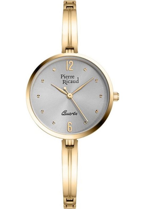 Zegarek Pierre Ricaud Zegarek damski Pierre Ricaud P23003.1177Q CYRKONIE złoty. Kolor: złoty