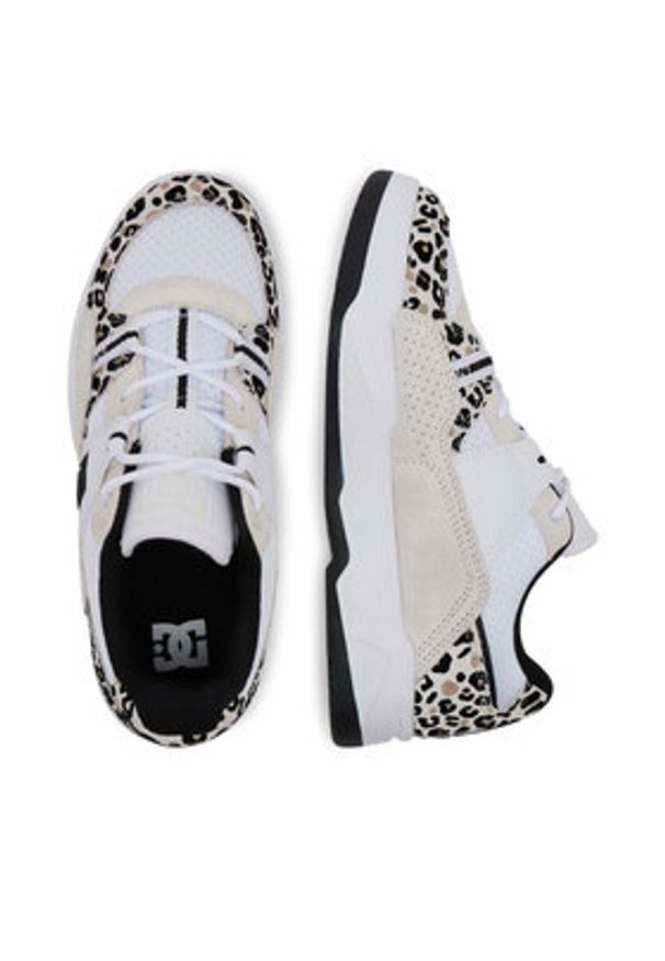 DC Shoes Sneakersy CONSTRUCT DC01660900 Biały. Kolor: biały. Materiał: skóra, zamsz