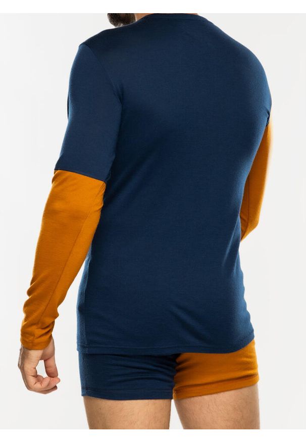 ORTOVOX - Bluza termiczna męska Ortovox 185 Rock N Wool Long Sleeve. Kolor: zielony. Długość rękawa: długi rękaw