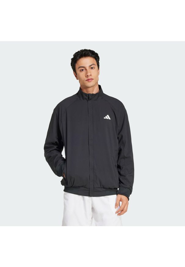 Adidas - Kyrtka tenisowa Walk-On. Kolor: czarny. Sport: tenis