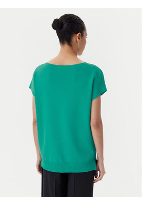 Luisa Spagnoli Sweter Caracalla 58686 Zielony Regular Fit. Kolor: zielony. Materiał: syntetyk