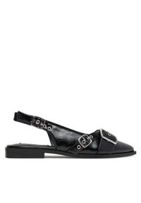 Steve Madden Baleriny SM11003901 Czarny. Kolor: czarny. Materiał: skóra #1