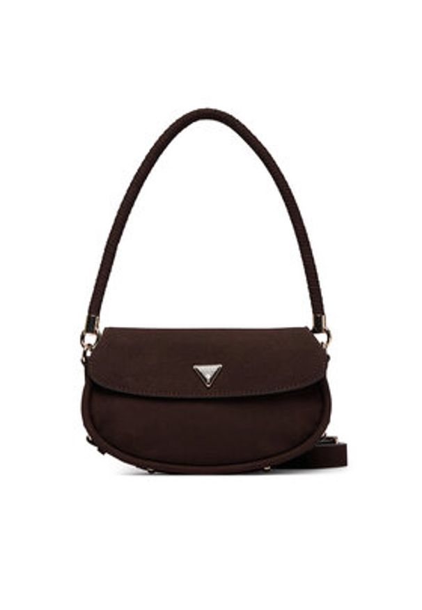 Guess Torebka Danya HWSG99 18190 Brązowy ciemny. Kolor: brązowy. Materiał: skórzane