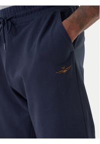 Aeronautica Militare Spodnie dresowe 261PF1008UF00674 Granatowy Regular Fit. Kolor: niebieski. Materiał: bawełna #3