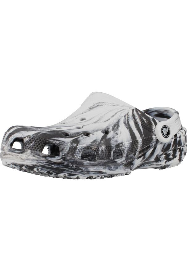 Buty do chodzenia unisex Crocs Classic Marbled Clog. Kolor: biały, czarny, wielokolorowy. Materiał: syntetyk, materiał