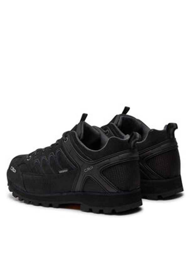 CMP Trekkingi Moon Low Treking Shoe Wp 31Q4787 Czarny. Kolor: czarny. Materiał: nubuk, skóra. Sport: turystyka piesza