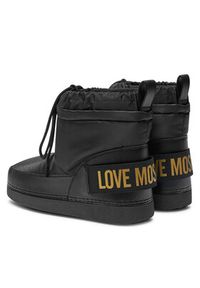 Love Moschino - LOVE MOSCHINO Śniegowce JA24972G0LEB000A Czarny. Kolor: czarny. Materiał: materiał #7