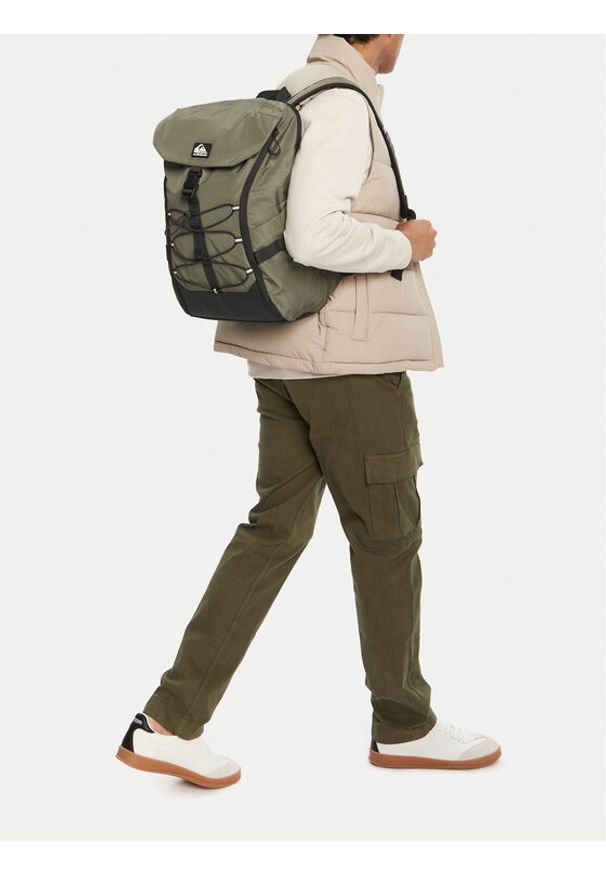 Quiksilver Plecak C-QUIC-KL-001-08 Khaki. Kolor: brązowy. Materiał: materiał
