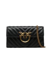 Pinko - PINKO Czarna torebka Love One Wallet C. Kolor: czarny