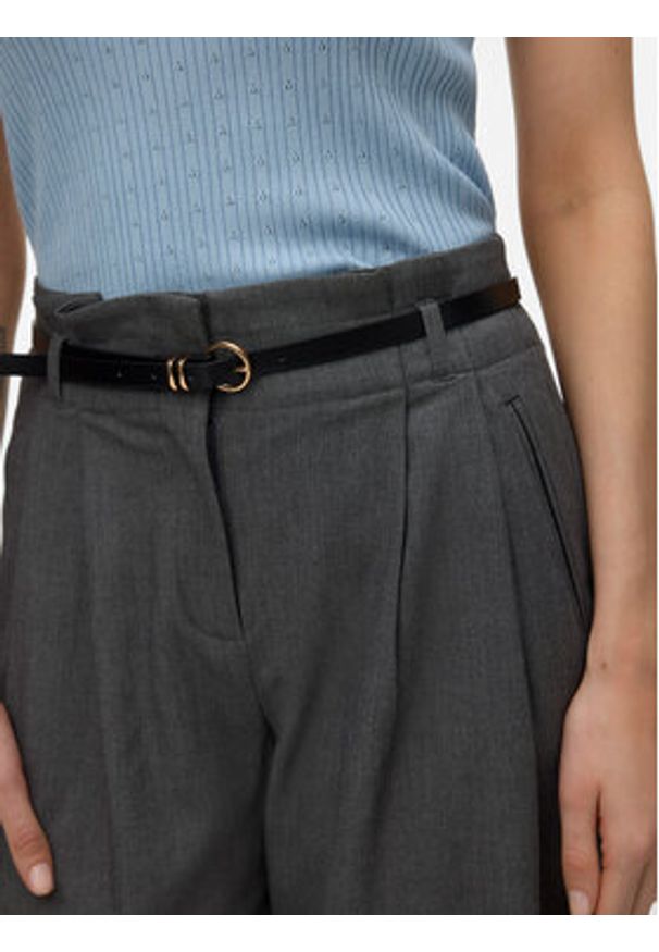 Vero Moda Spodnie materiałowe Tahia 10340300 Szary Wide Leg. Kolor: szary. Materiał: syntetyk