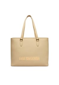 Love Moschino - LOVE MOSCHINO Torebka JC4190PP1OKD0129 Beżowy. Kolor: beżowy. Materiał: skórzane #1