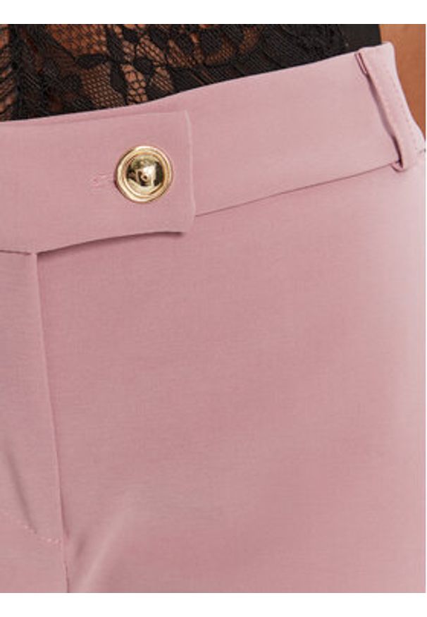 Rinascimento Chinosy CFC0126225003 Różowy Slim Fit. Kolor: różowy. Materiał: syntetyk