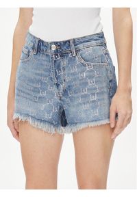 Liu Jo Szorty jeansowe UA4095 D4854 Niebieski Regular Fit. Kolor: niebieski. Materiał: jeans, bawełna