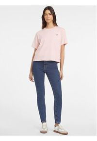 Guess Jeans T-Shirt W4YI05 K8HM0 Różowy Regular Fit. Kolor: różowy. Materiał: bawełna #4