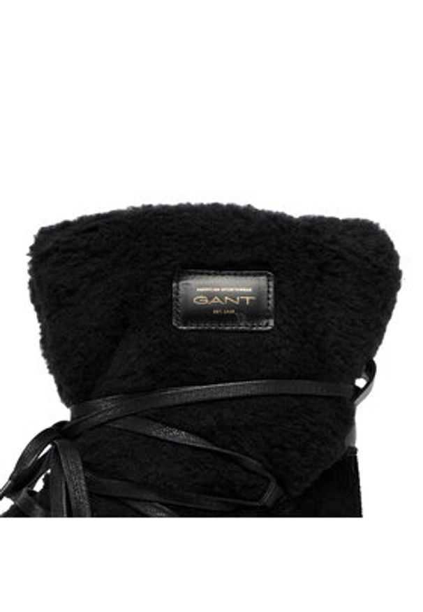 GANT - Gant Śniegowce Snowmont Mid Boot 27541370 Czarny. Kolor: czarny. Materiał: skóra