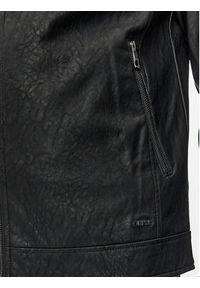 Guess Kurtka z imitacji skóry M4RL08 WFW30 Czarny Regular Fit. Kolor: czarny. Materiał: skóra