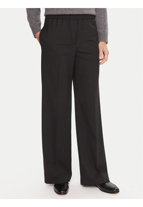 Weekend Max Mara Spodnie materiałowe Petra 2525136032 Czarny Regular Fit. Kolor: czarny. Materiał: syntetyk