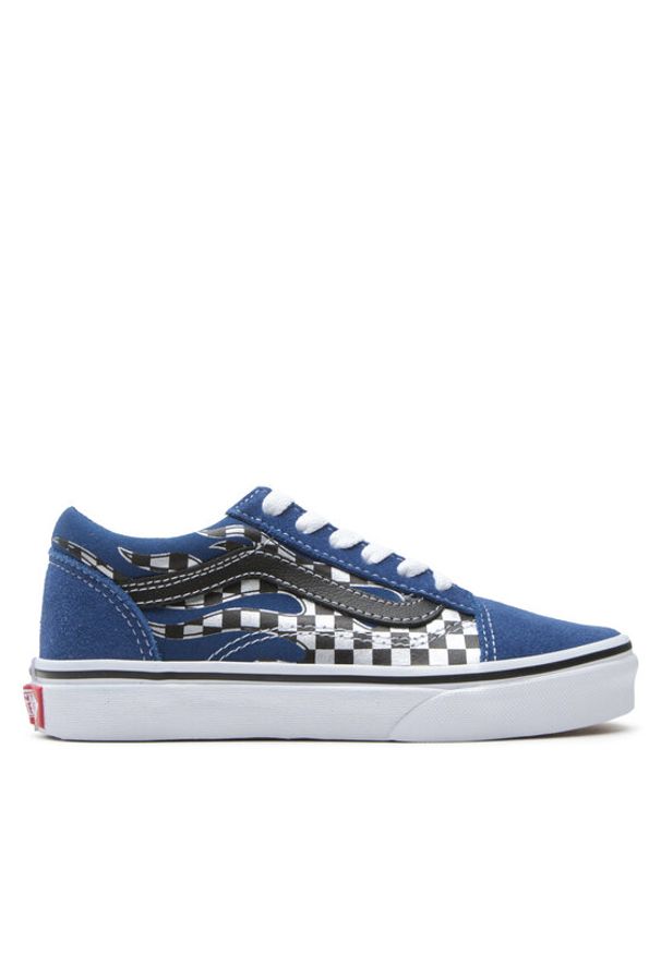 Vans Tenisówki Old Skool VN0005WV7WM1 Granatowy. Kolor: niebieski. Materiał: skóra, zamsz