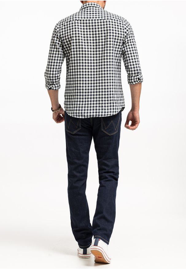 Wrangler - WRANGLER GREENSBORO MĘSKIE SPODNIE JEANSOWE JEANSY DŻINSY RINSE BLUE W15QSQX36 112142833