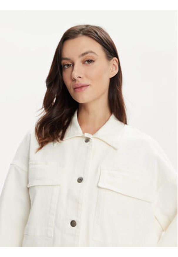 MAX&Co. Kurtka jeansowa Cesare 2416041023200 Écru Regular Fit. Materiał: bawełna