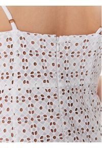 MICHAEL Michael Kors Sukienka codzienna MS381N18BK Biały Regular Fit. Okazja: na co dzień. Kolor: biały. Materiał: bawełna. Typ sukienki: proste. Styl: casual #3