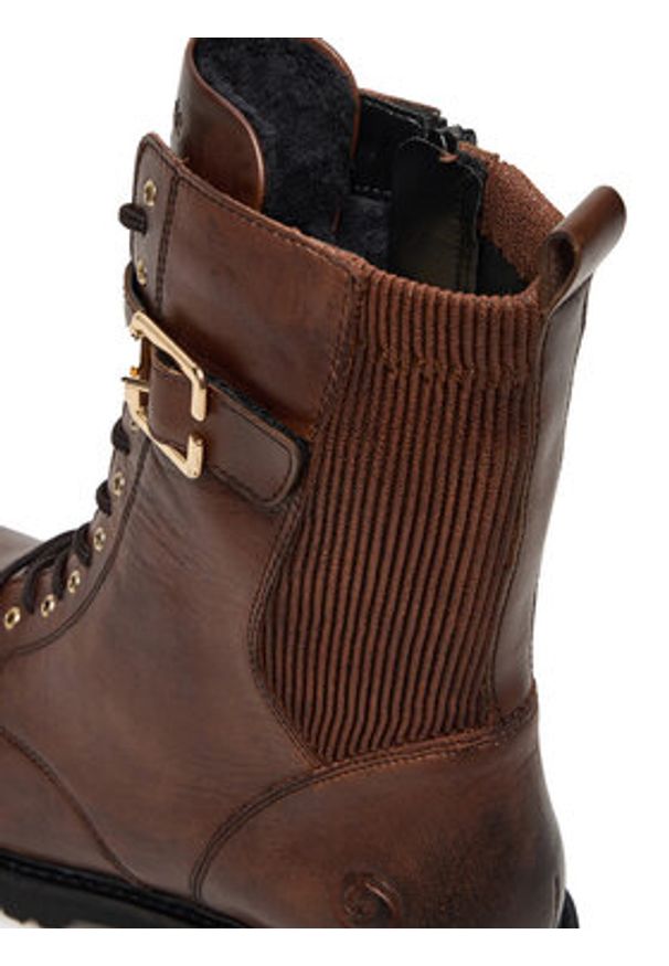 Remonte Trzewiki D8664-25 Brązowy. Kolor: brązowy. Materiał: skóra