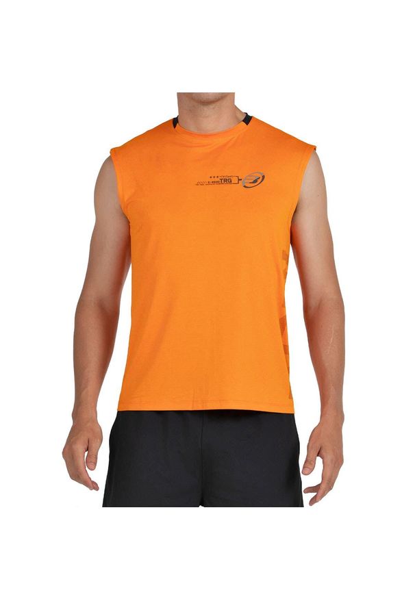 T-shirt Sleeveless Bullpadel Beleno. Kolor: żółty, pomarańczowy, wielokolorowy