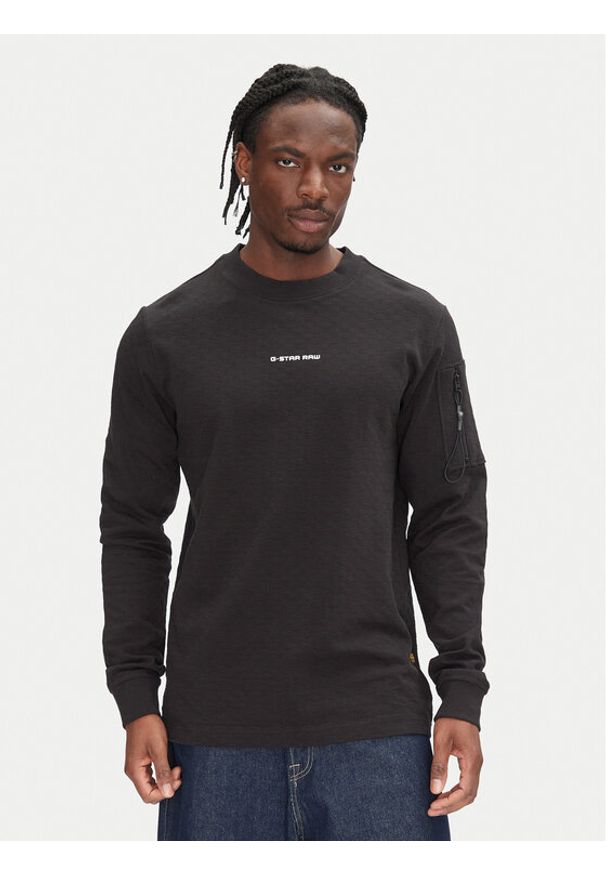 G-Star RAW - G-Star Raw Longsleeve Checquard D26033-D965 Beżowy Regular Fit. Kolor: beżowy. Materiał: bawełna. Długość rękawa: długi rękaw