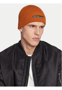 Calvin Klein Jeans Czapka Institutional K50K509895 Pomarańczowy. Kolor: pomarańczowy. Materiał: akryl #3