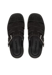 Calvin Klein Jeans Sandały Fisherman Hw Sandal Lth YW0YW01962 Czarny. Kolor: czarny. Materiał: skóra #3