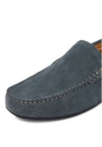 Gino Rossi - GINO ROSSI Mokasyny CEO-LUIGI-01 125AM Szary. Kolor: szary. Materiał: zamsz, skóra #8