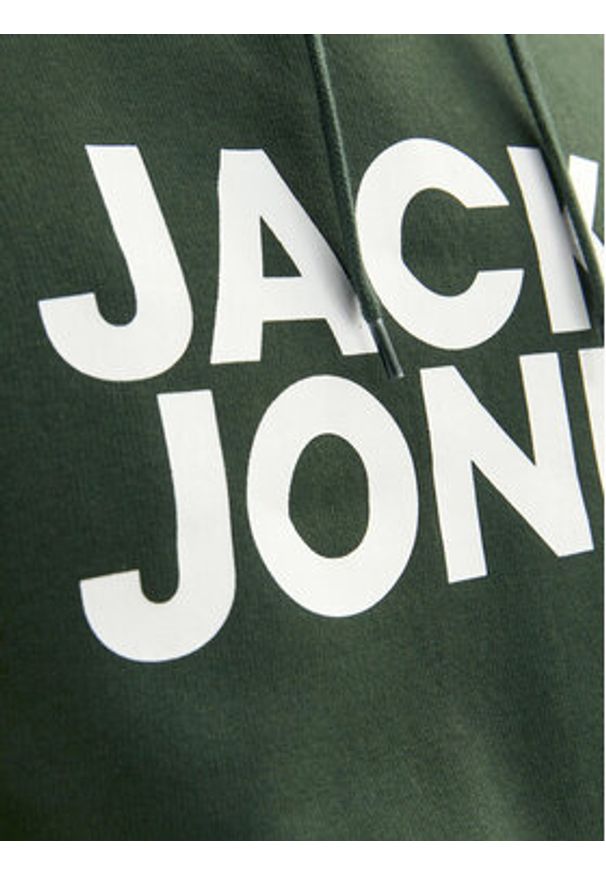 Jack & Jones - Jack&Jones Bluza Corp 12152840 Zielony Standard Fit. Kolor: zielony. Materiał: bawełna, syntetyk