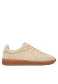 BOSS Sneakersy Brenta 50536645 Beżowy. Kolor: beżowy. Materiał: zamsz, skóra #1