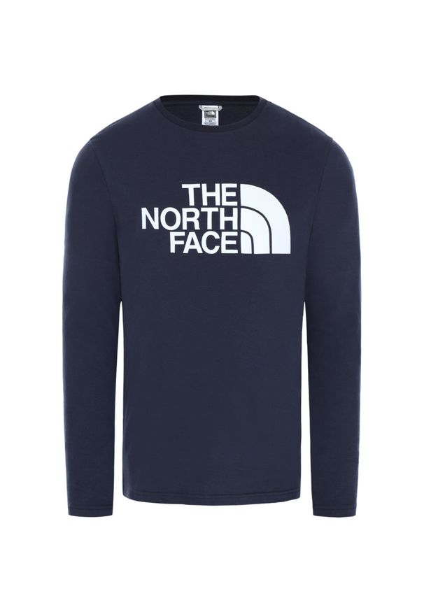 Koszulka z długim rękawem The North Face Half Dome T94M8MRG1. Kolor: niebieski. Długość rękawa: długi rękaw. Długość: długie