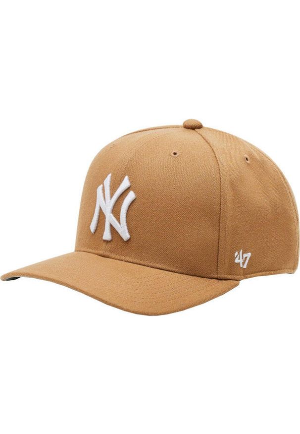 Czapka z daszkiem New York Yankees dla dorosłych Cold Zone 47 Brand. Kolor: żółty