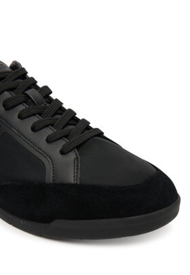 BOSS Sneakersy Nitan 50548864 Czarny. Kolor: czarny. Materiał: zamsz, skóra
